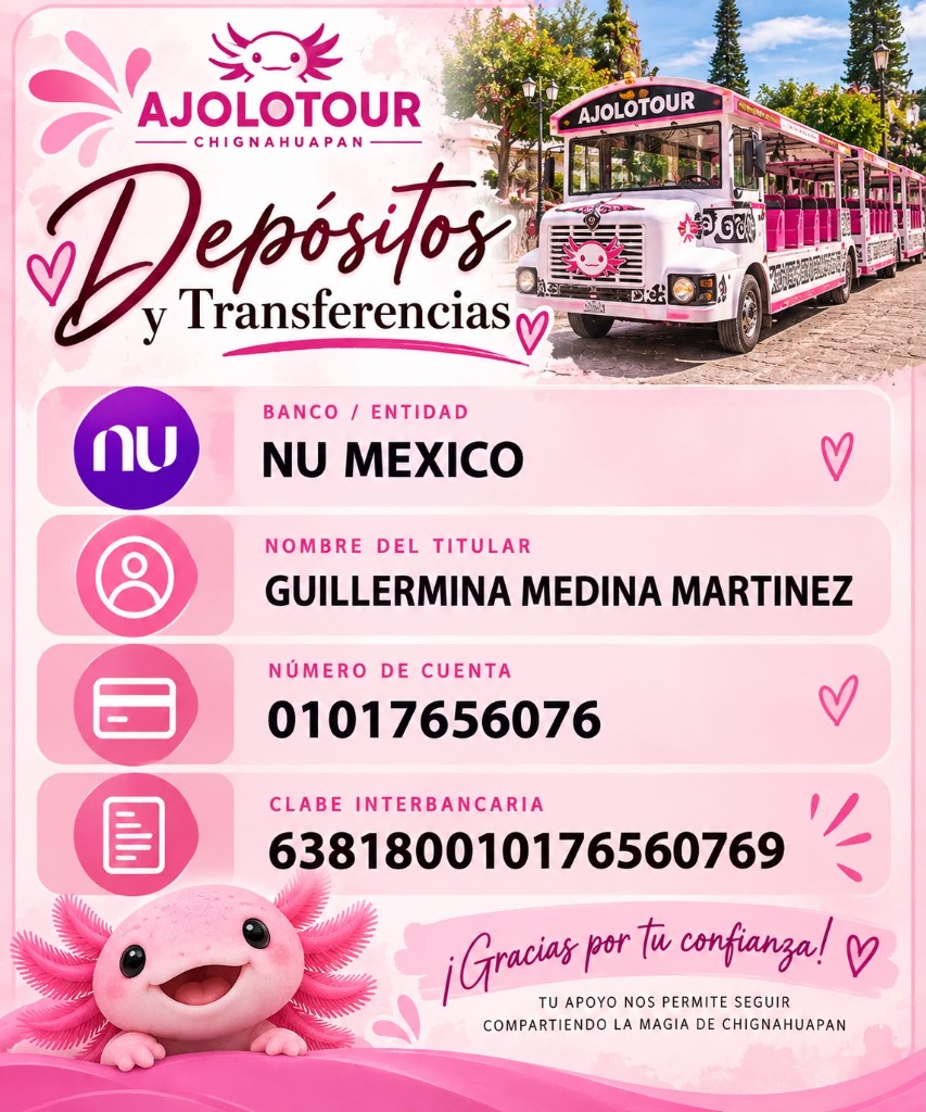 Flyer Oficial Transferencias Nu Ajolotour